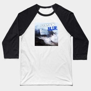 Station Blue Baseball T-Shirt